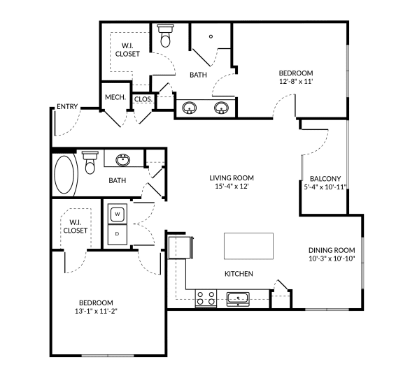 Floor Plans of Echo Baytown in Baytown, TX